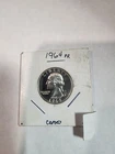 1964 Silver Proof Cameo Washington Quarter Coin