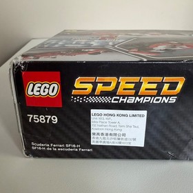 Lego Scuderia Ferrari SF16-H 75879 Speed Champions Brand New Sealed Set F1 Car