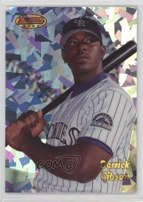 1998 Bowman's Best Atomic Refractor 22/100 Derrick Gibson #174 1h9h