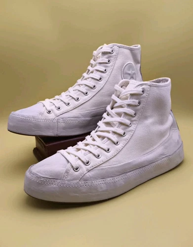 Scarpe da ginnastica donna Converse One Star beige Sasha taglia UK 5 regalo moda