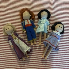 Eden Toys Madeline 6-inch Cloth Doll Set of 4
