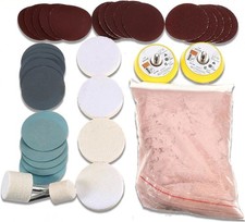 Glass Polishing Kit, 34Pcs/Set Multifunctional Scratch Remover Window Repair...