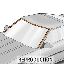 Weatherstrip Seal for 1984-96 C4 Corvette Conv / Cpe Windshield Header & Pillars