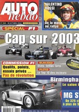 AUTO HEBDO n°1365 2002 - MG