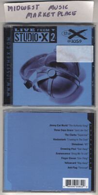 Live From Studio X Vol. 2 - Brand New MINT Sealed CD - Jimmy Eat World Anti-Flag