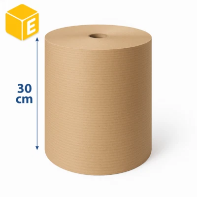 2 BOBINAS PAPEL KRAFT 30cm x 140m - 60g/m² IDEAL PINTORES/EMBALAJE | Eurotienda