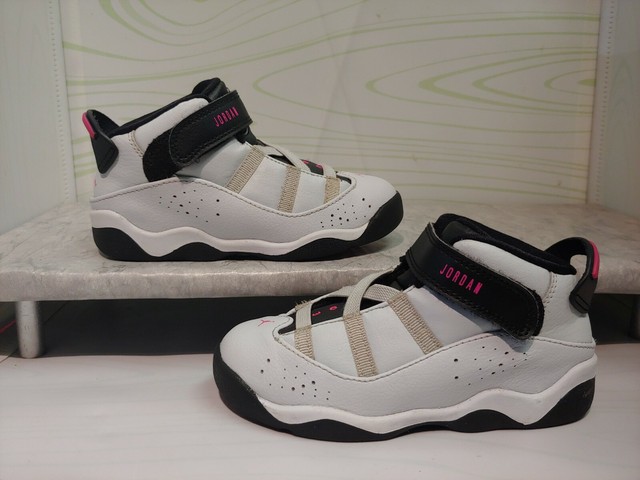 6 rings jordans pink