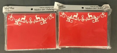 *New Martha Stewart Greenery Card Kit 40 Cards Total Free Shipping