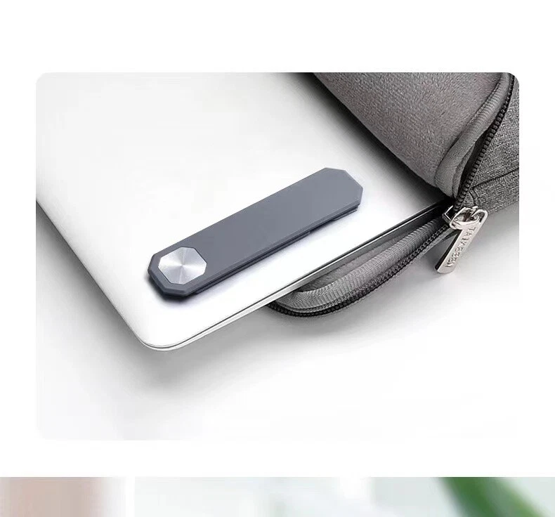 Laptop Side Mount Clip Phone Holder Magnetic Adjustable Bracket Laptop Expansion - Image 3 of 4