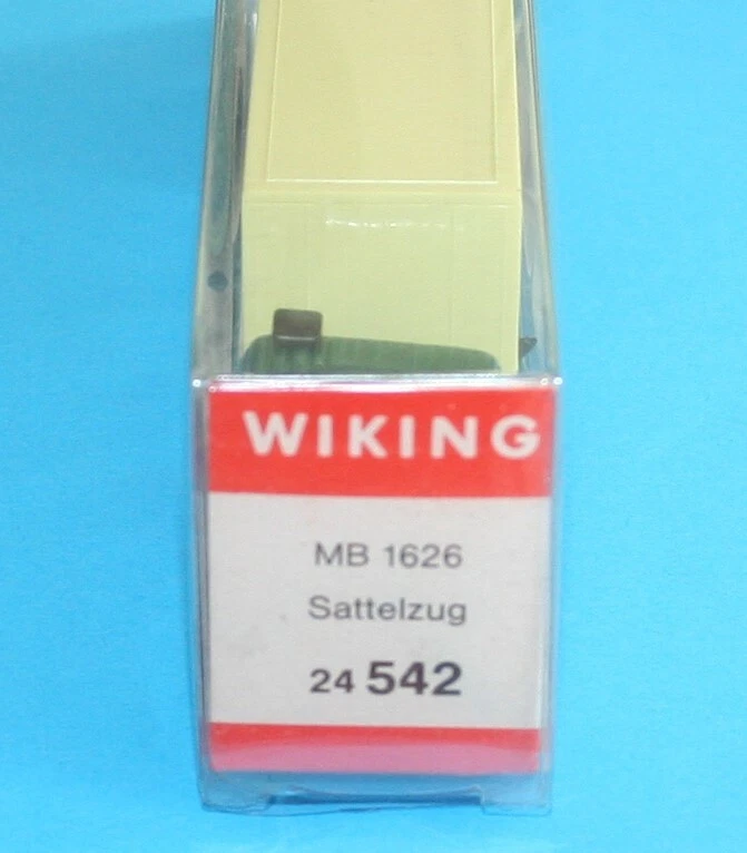 Autoarticolato Nordfaser Mercedes Benz 1626 WIKING 24542 Scala H0 - Immagine 4 di 4