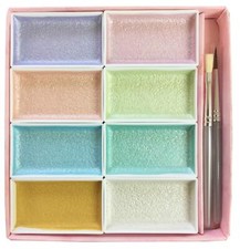 Kissho Japanese Painting Watercolor Paint 8 Colors Perlized 4-9 Made in Japan