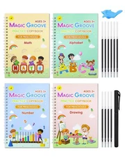 Magic Practice Copybook, Reusable Writing Practice Book