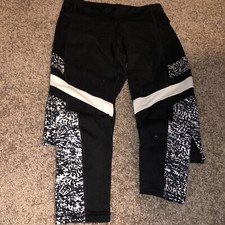 champion black White legging medium