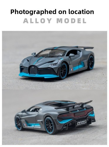 1/32 Diecast Sport Car Bugatti Divo Simulation Model Play Collectible Toy - Picture 15 of 23