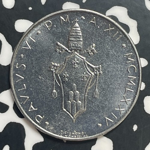 1974 Vatican City 50 Lire Lot#T1930 High Grade! Beautiful!