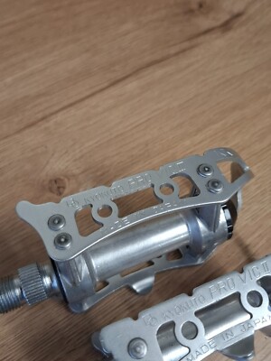 Pédales Vélo Vintage Kyokuto Pro Vic II - 14x1.25, Aluminium, Japon, Pour Route