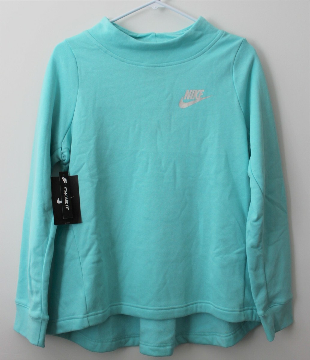 Nike Youth Girls Size XL Sweatshirt Color Mint NWT