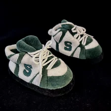 Michigan State Spartans NCAA Baby 1st Slippers Birth-9 Months Comfy Feet