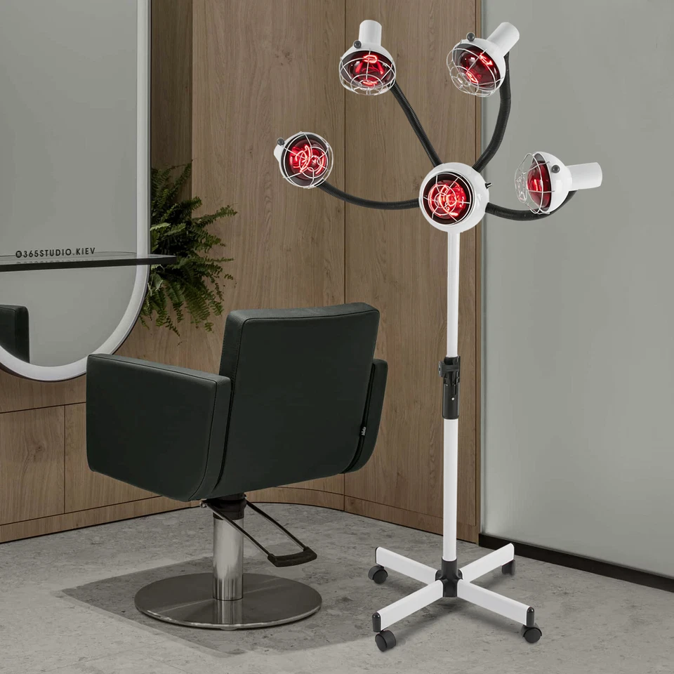 Infrarot Lampe Rotlichtlampe Wärmelampe Infrarotlampe Stehlampe Mit Ständer 750W - Bild 3 von 4