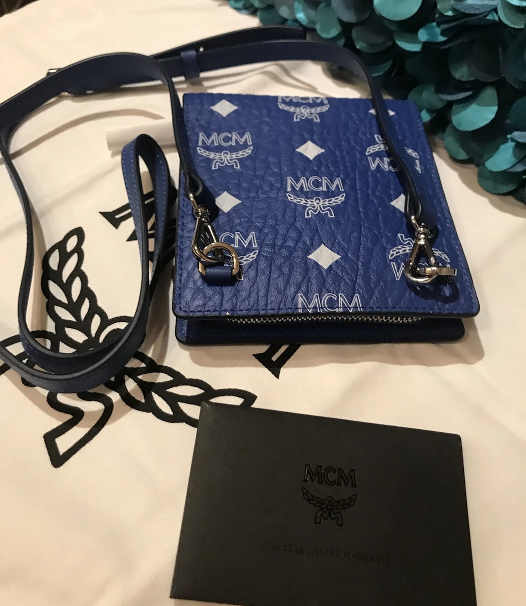 MCM Blue Crossbody