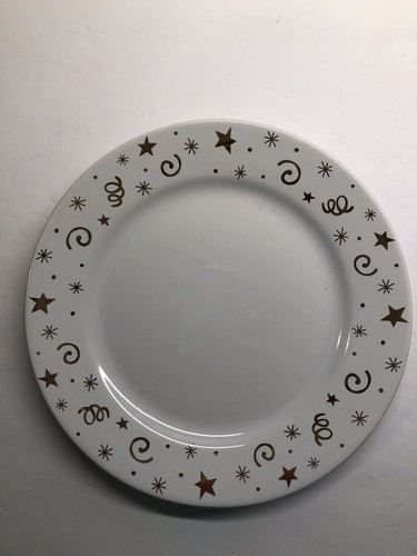 PAMPERED CHEF Celebration Holiday Dessert Plates Set of 4 Simple Additions - Picture 2 of 6