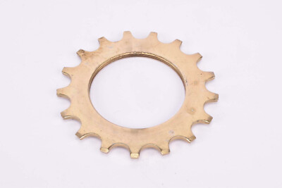 NOS Suntour Pro Compe #4 5/6-speed golden steel Sprocket threaded on inside 17t