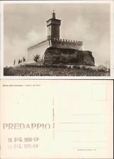 Predappio Postcard Stamped Dry In 36 With Image Of The Castle-N.60319