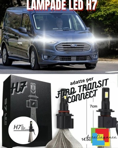 For Ford Transit Connect MK6 MK7 Xenon White LED 6000K