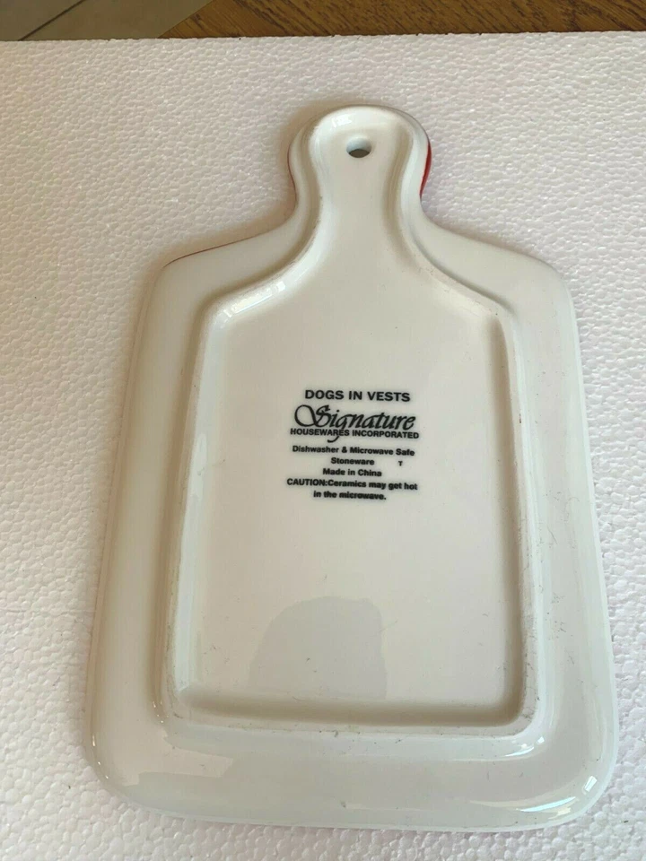 Signature Dogs & Vest Spoon Rest Wall hanger Dogs - Image 3 of 4