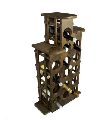 15 Seater Wooden Wine Cellar Bottle Holder Cellar