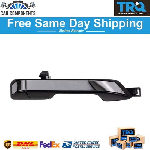 TRQ Front Passenger Side Exterior Door Handle - Compatible With 2012-2015 Honda Civic (Right Side, Black, With Smart Key) - View #5