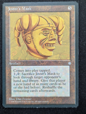 Jesters Mask - Ice Age - NM - MTG - Magic the Gathering - Artefakt