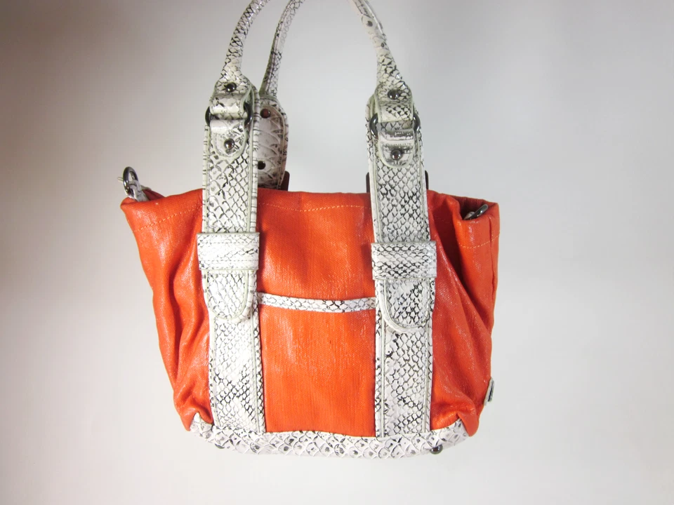 HILARY RADLEY MINI BOLSA TOTE FEMININA DE LONA REVESTIDA TAYLOR, CÍTRICA, NOVA COM ETIQUETAS - Imagem 4 de 4