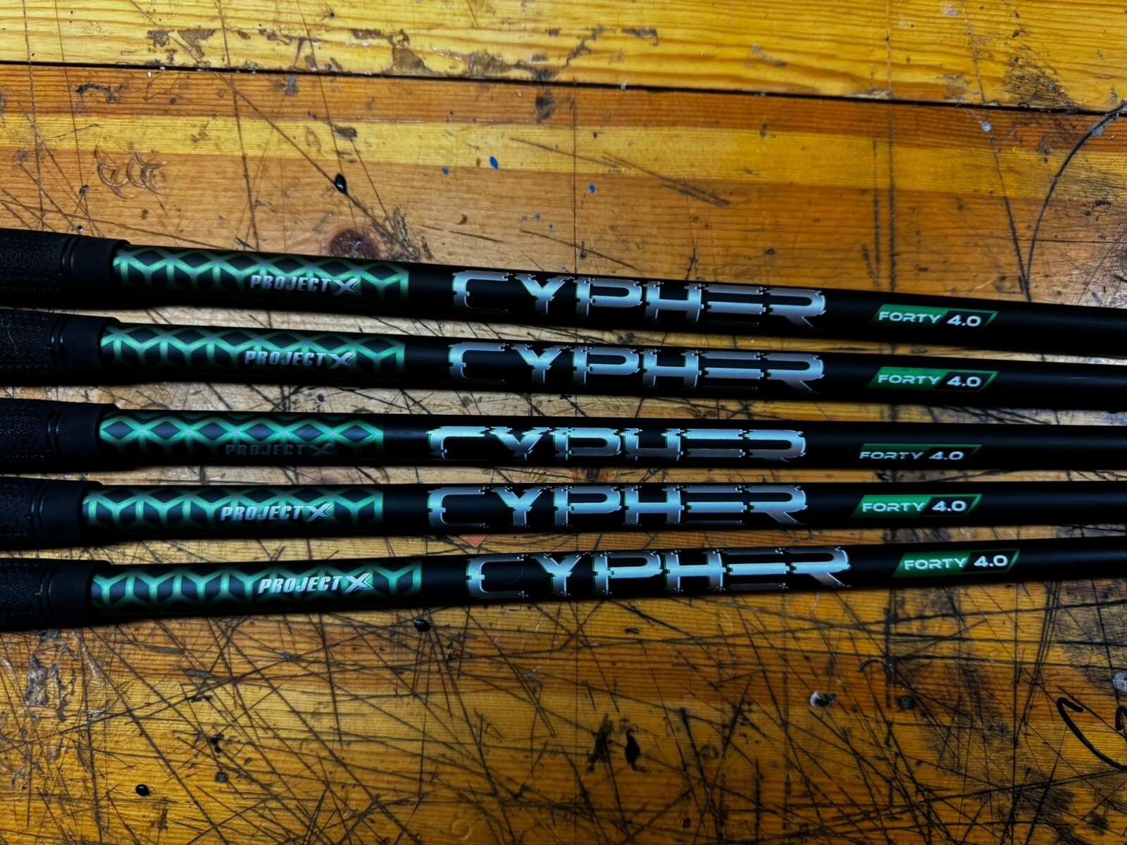 Project X CYPHER Forty 4.0 Senior Flex Graphite Iron Shafts / PW6 Iron