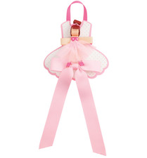 Mud Pie Baby Girl Light Pink Ballerina Bow Icon Hair Clip 6" x 3"  NEW