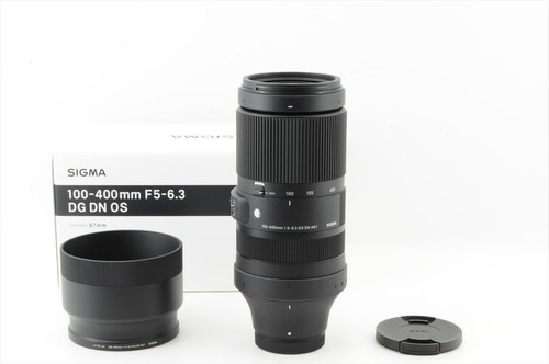 Near Mint w/Hood Sigma 100-400mm F/5-6.3 DG DN OS Lens Fujifilm X mount 25338