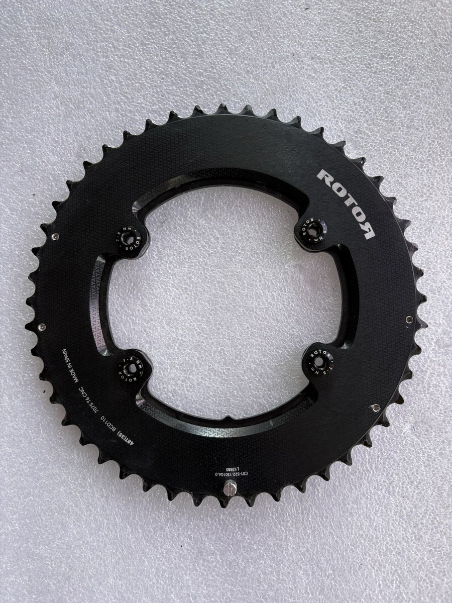 12-Speed ROTOR Bike 48/35t Tooth Round Chainring Set. 110x4 BCD w