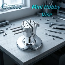 360° Swivel Mini Hobby Vise, Adjustable CNC Aluminum Clamp for DIY & Jewelry US