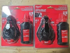 Milwaukee 100-Ft Bold Line Chalk N Reel with 3-Oz Red Chalk Refill (Pack Of 2)