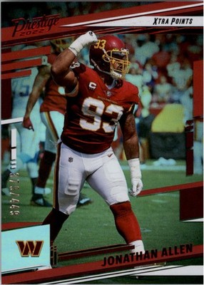 2022 Prestige Xtra Points Premium Red #298 Jonathan Allen /449 - FB