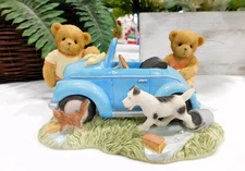 Cherished Teddies Tommy And Eddie 2005 Membears Only Car Convertible CT0052 Mint