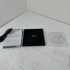 Asus External Slim DVD Writer SDRW-08U9M-U Black With USB 8x DVD Burn