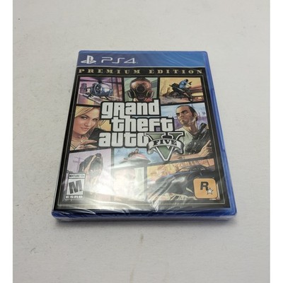 Grand Theft Auto V Premium Edition PS4 Brand New Factory Sealed GTA 5 US Version
