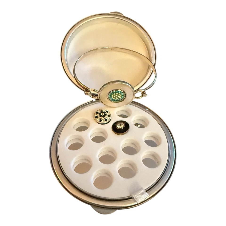 Brazalete Camaleón Pulsera Madreperla 925 Con 3 Pops Y Estuche Incluido Foto 2 de 4