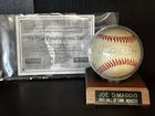 Joe DiMaggio signed Rawlings Baseball Tri-Star Productions COA