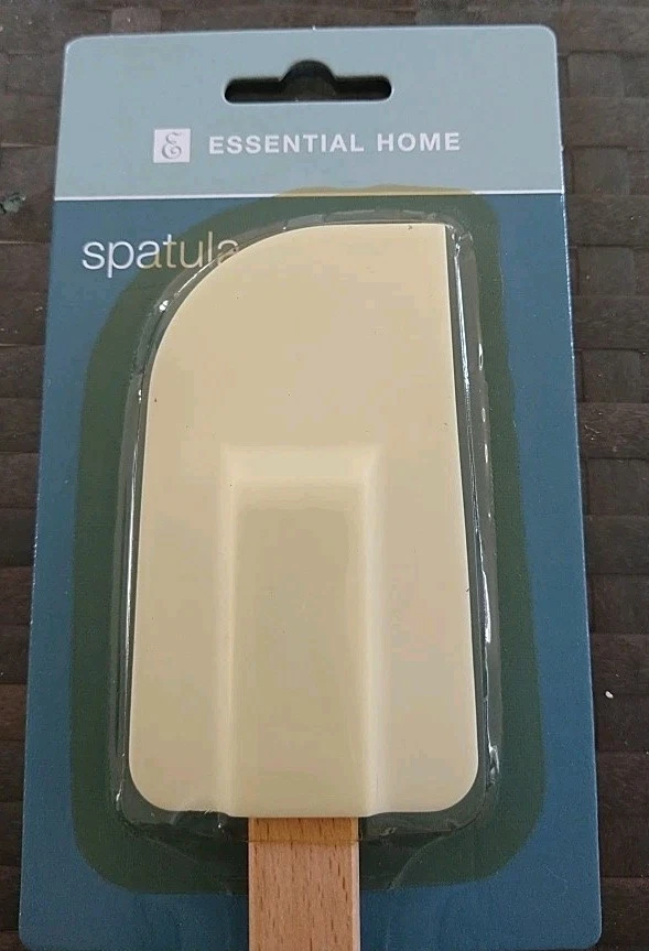 Kmart Essential Home Silicone Spatula Wood Handle Vintage - Image 2 of 4