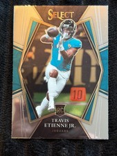 2021 Panini Select Football Travis Etienne Jr. Rookie Card No. 154 Jacksonville