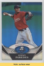 2011 Bowman Platinum Prospects Blue 198/199 Jimmy Paredes #BPP19 READ 0l2