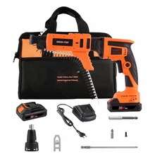 Drywall Screw Gun Auto-Feed, 20V Cordless Brushless Drywall Gun Kit