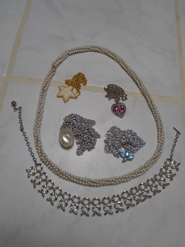 Vintage Lot of Sarah Coventry Avon Hallmark Costume Jewelry - Pendants - Choker